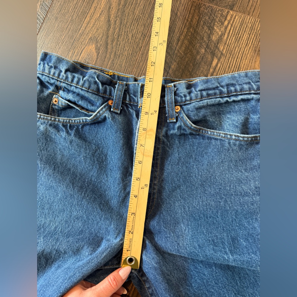 Vintage Levi’s Orange Tab 70’s 20517 0217 Denim Jeans Dark Wash Size 32 X 34 - Picture 13 of 14
